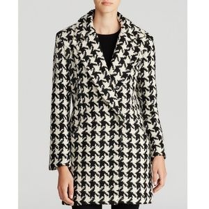 Modcloth Lucy Paris Houndstooth Coat